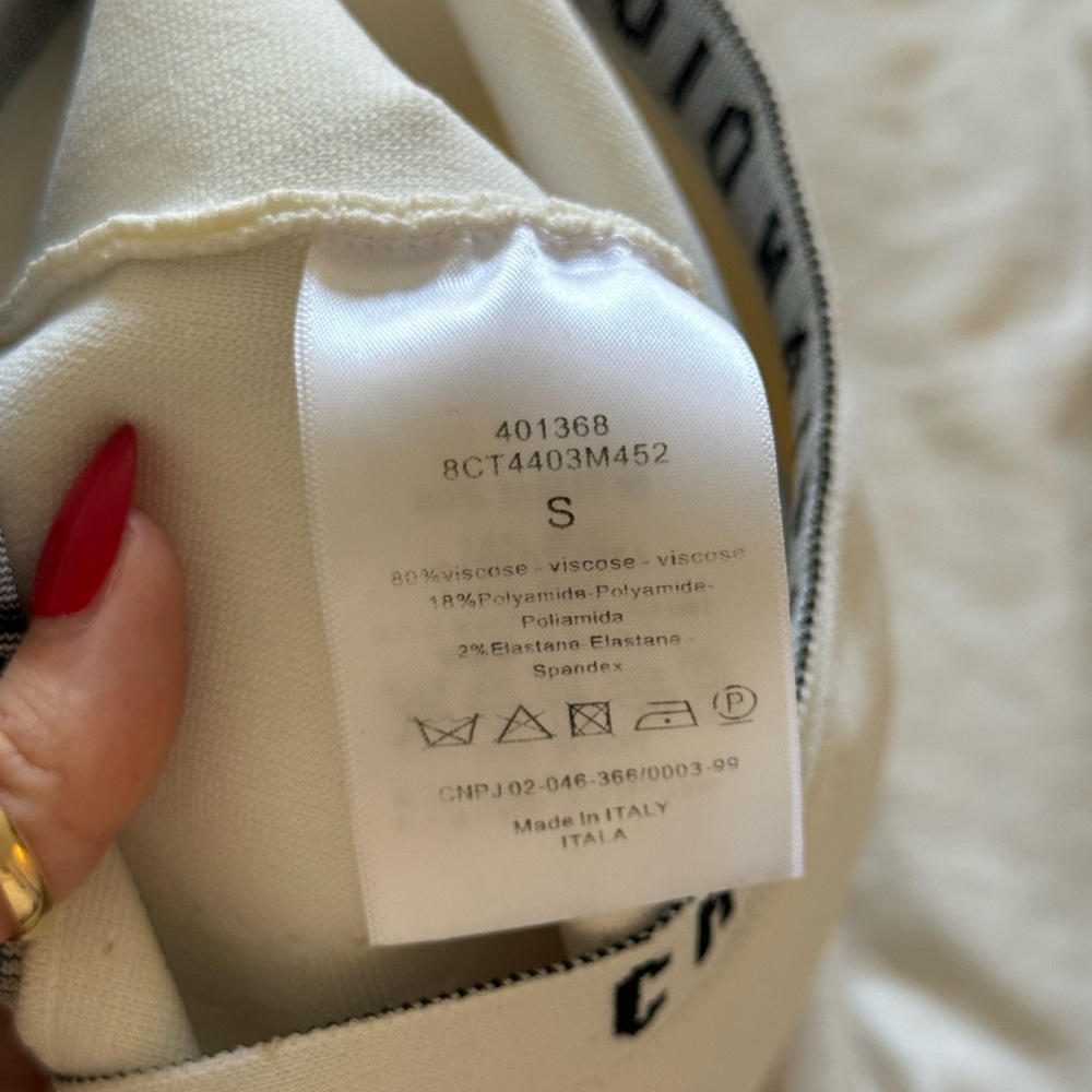 Christian Dior Viscose Bra & Short Set Size Small - Picture 3 of 3